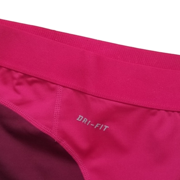 NIKE PRO Womens Dri Fit Size Small Cropped Colorblock Leggings. - Picture 4 of 6